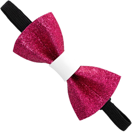 Record Collar Bow - elegant bow tie for dogs and cats, with adjustable circumference, 10x5.5cm.