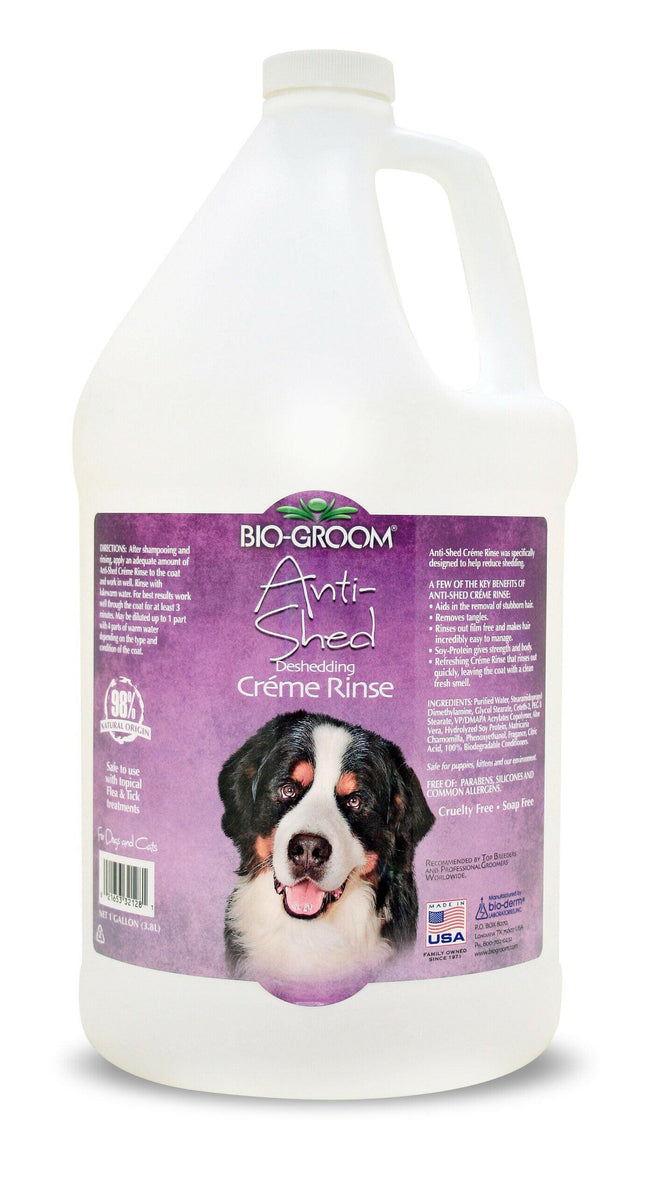 Bio - Groom Anti-Shed Cream Rinse - professional conditioner for dogs, for removing undercoat.