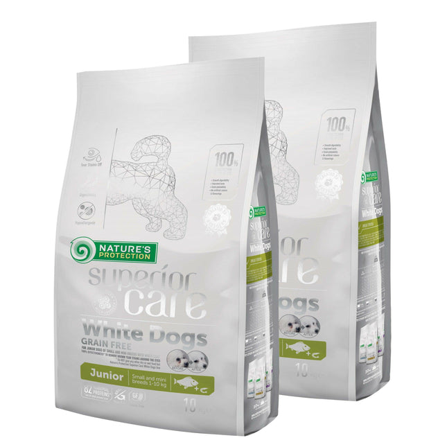Nature's Protection Superior Care Dogs Junior Fish - food for small breed puppies, with fish.