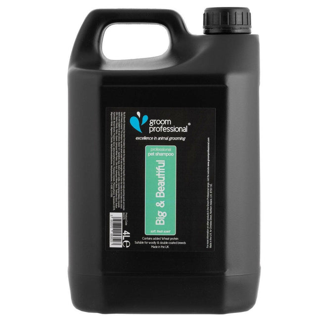 Groom Professional Big & Beautiful Volumizing Shampoo - shampoo for thick, woolly, and double-coated fur, concentrate 1:12.