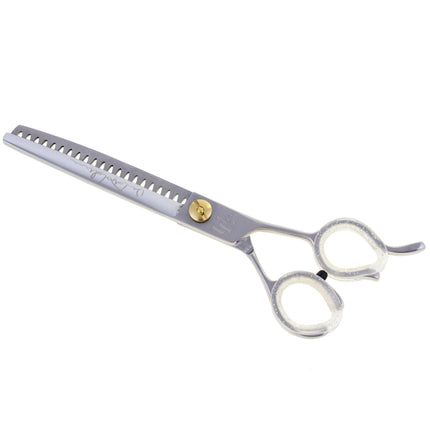 P&W Umberto Lehmann Chunker - professional single-sided thinning shears with 21 teeth.