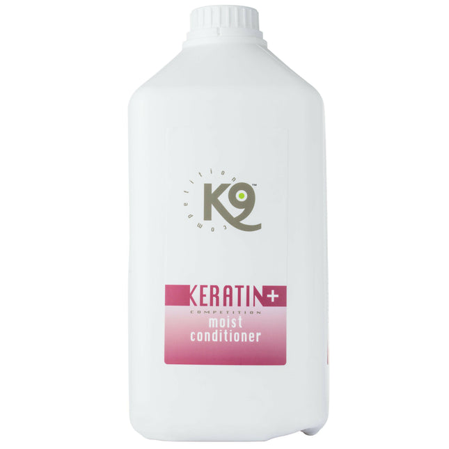 K9 Keratin+ Moist Conditioner - intensely moisturizing conditioner for dog and cat fur, with keratin, concentrate 1:40 - 2.7L.
