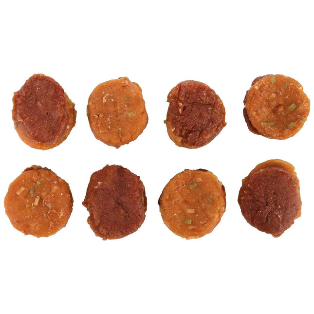 Flamingo Hapki Duck Mini Burger - dog treats, duck burgers.