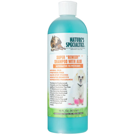 Nature's Specialties Super Remedy Shampoo with Aloe - insect-repellent shampoo for dogs and cats, concentrate 1:8.