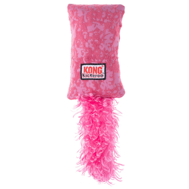 KONG Cat Kickeroo Kitten - crinkly kicker for small cats, with a fluffy tail and catnip.
