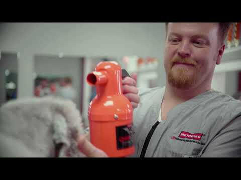 MetroVac® Air Force Quick Draw 540W - powerful, compact handheld dryer.