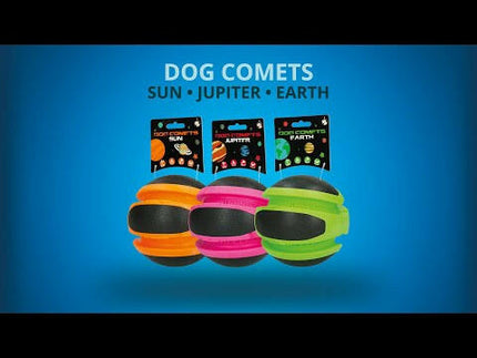 Dog Comets Jupiter - large ball for dogs, with grooves.
