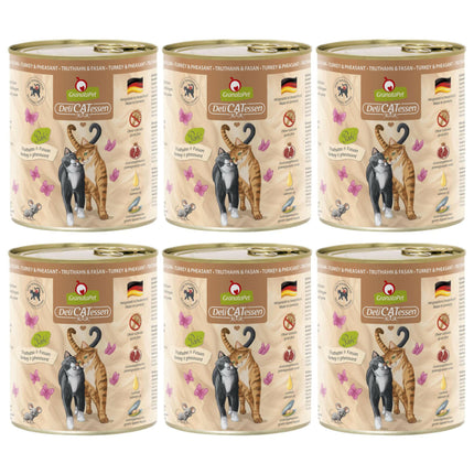 GranataPet DeliCatessen Turkey & Pheasant - grain-free wet food for cats, turkey and pheasant.