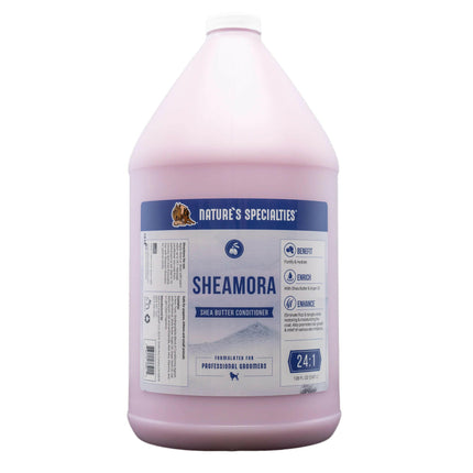 Nature's Specialties Sheamora Conditioner - Soothing and Regenerating Conditioner for Dogs and Cats, Concentrate 1:8.