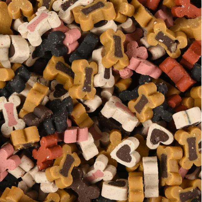 Flamingo Chew'n Snack Training Mix - training treats for dogs, with lamb, beef, and fish.