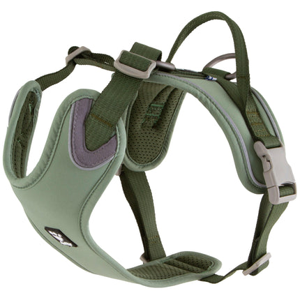 Hurtta Weekend Warrior Harness Eco Hedge - recycled harness for active dogs - 60 - 80cm.