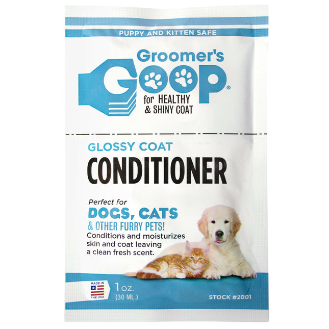 Groomer's Goop Glossy Coat Conditioner - moisturizing conditioner for dogs and cats, for oily fur.