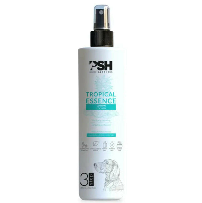 PSH Home Tropical Essence Mist - lightweight conditioner for curly fur of dogs and cats, no rinse required.