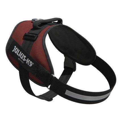 Julius - K9 IDC Powerharness Bordeaux - Brown - high-quality harness for dogs, Bordeaux color.