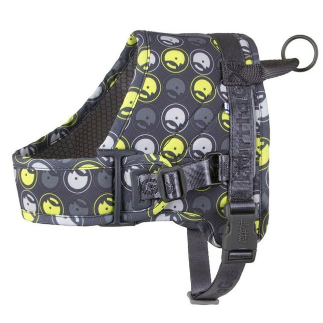 Hurtta Go Harness Storm 55 - 65cm - comfortable harness with handle, perfect for long walks.