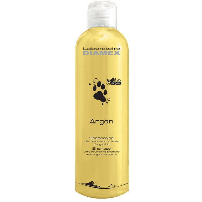 Diamex Argan - ultra-nourishing shampoo for dry and damaged coats, with organic argan oil, concentrate 1:8.