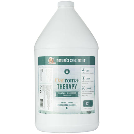 Nature's Specialties Oatroma Therapy Shampoo - Gentle moisturizing shampoo for dogs and cats, with chamomile and lavender, concentrate 1:12.
