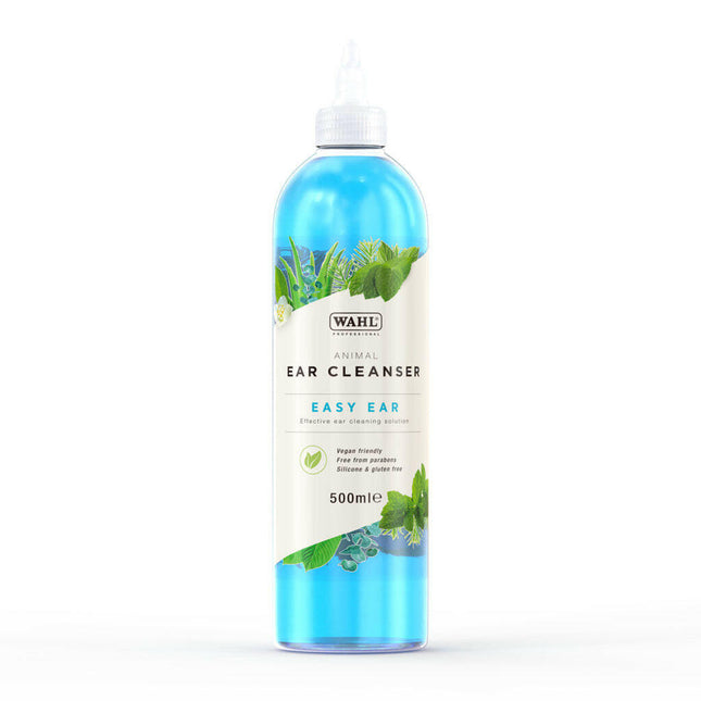 Wahl Easy Ear Cleanser - gentle ear cleaning solution for dogs and cats.