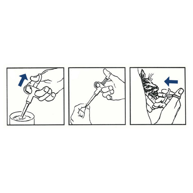 Kruuse Buster Tablet Introducer - tablet applicator for cats and dogs, with soft pincers.
