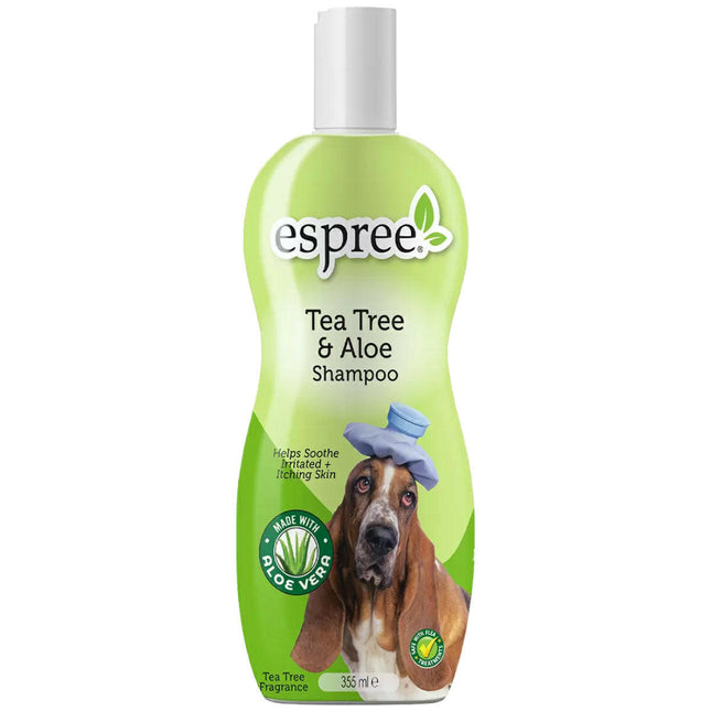 Espree Tea Tree & Aloe Shampoo - therapeutic shampoo for irritated dog skin, concentrate 1:5.