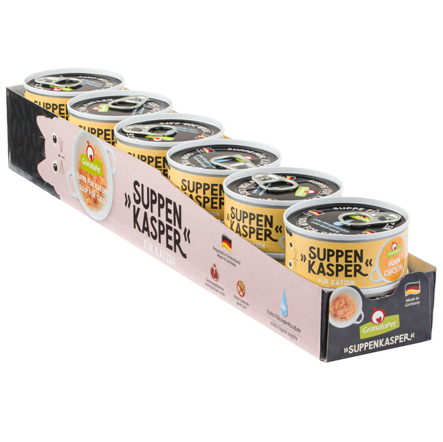 GranataPet Suppenkasper Chicken - soup for cats, chicken - 12x.