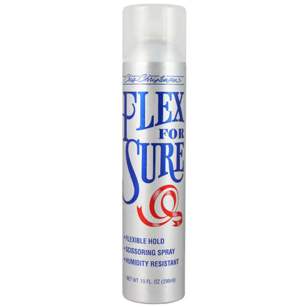 Chris Christensen Flex for Sure - nourishing styling spray for fur, lightweight hairspray for holding hairstyles.