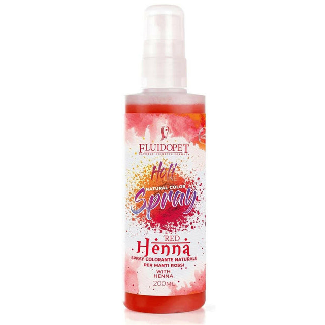 FluidoPet Holi Line Henna Spray - nourishing spray for fur shades.