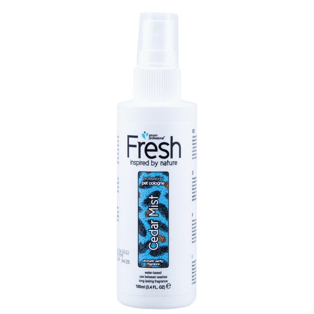Groom Professional Fresh Cedar Mist Cologne - Perfumed water for dogs with a cedarwood scent.