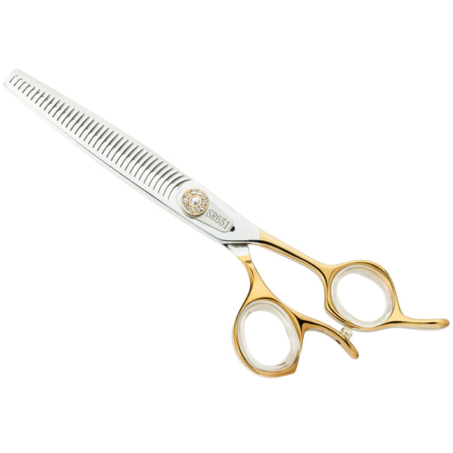 Chris Christensen Artisan Professional Double Thinning - professional, handcrafted double-sided thinning shears made from Japanese stainless steel, 36 teeth.
