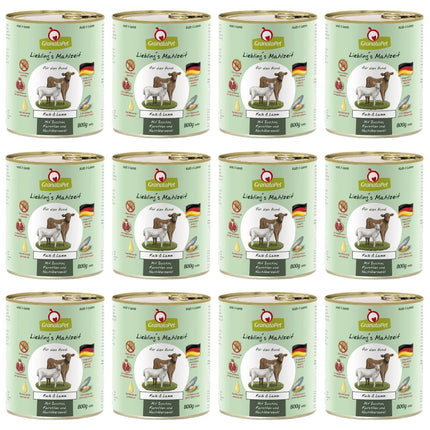 GranataPet Veal & Lamb - grain-free wet dog food, veal and lamb.