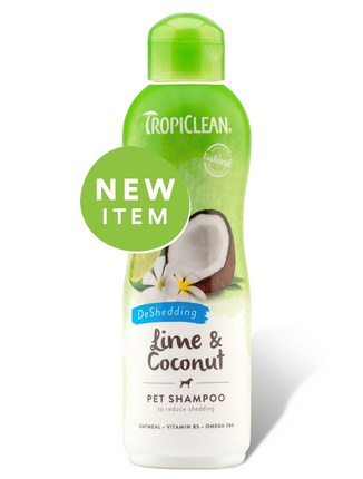 Tropiclean Shed Control & Coconut Pet Shampoo - dog shampoo that reduces shedding..