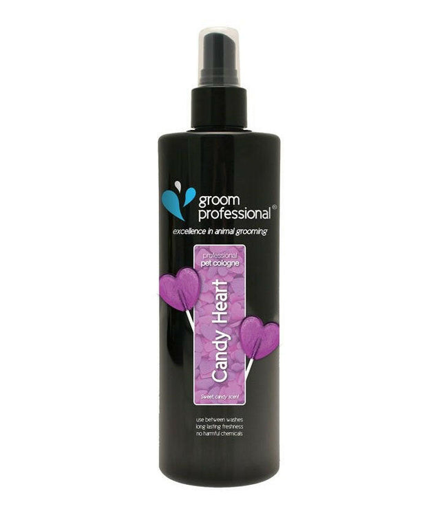 Groom Professional Valentine's Candy Heart Cologne - perfume for dogs with a sweet candy scent.