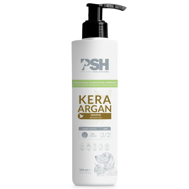 PSH Daily Beauty Kera Argan Conditioner - revitalizing conditioner for medium and long-haired dogs and cats.