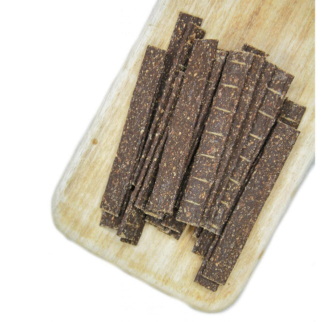 Escapure Stangerl Lamb - natural dog treats, meat strips made from lamb.