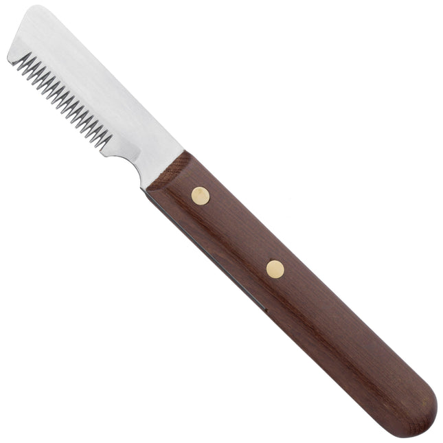 Mars - classic wooden trimmer for rough-haired breeds (99M334), for left-handed users.
