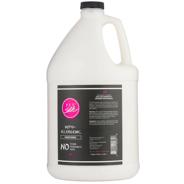 Pet Silk Hypoallergenic Conditioner - fragrance-free conditioner for sensitive skin of dogs and cats, with silk, concentrate 1:16.