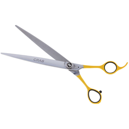 Geib Crab Straight Scissors Level 1 - straight scissors for pet grooming with a single-sided micro-grind.