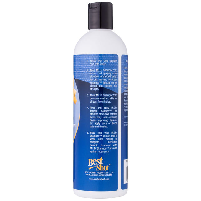 Best Shot M.E.D. Shampoo - herbal therapeutic shampoo for problem skin, for dogs, cats, horses, concentrate 1:10