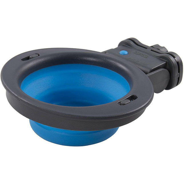 Dexas Collapsible Kennel Bowl Small - collapsible silicone bowl for crates.