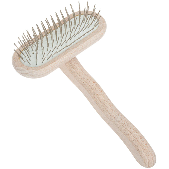Chris Christensen T - Brush - high-quality brush, slicker brush for dogs with metal pins, soft.