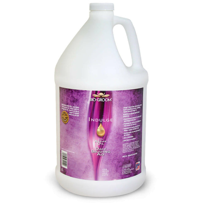 Bio - Groom Indulge Sulfate-Free Moisturizing Spray Conditioner with Argan Oil, Facilitates Coat Detangling.