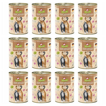GranataPet DeliCatessen Turkey & Pheasant - grain-free wet food for cats, turkey and pheasant.