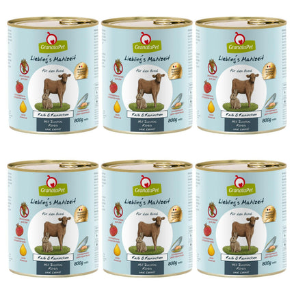 GranataPet Veal & Rabbit - grain-free wet food for dogs, veal and rabbit.