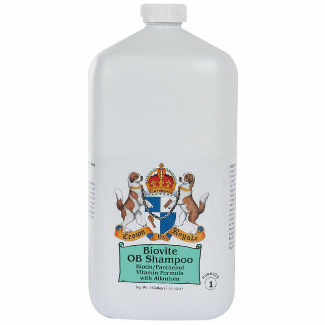 Crown Royale Biovite Shampoo Formula 1 - Biotin Shampoo for Long and Delicate Fur of Dogs and Cats, Concentrate 1:4.