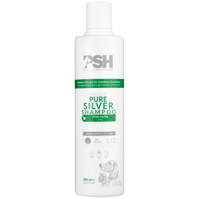 PSH Pure Shampoo - dermatological shampoo with silver for dogs and cats.