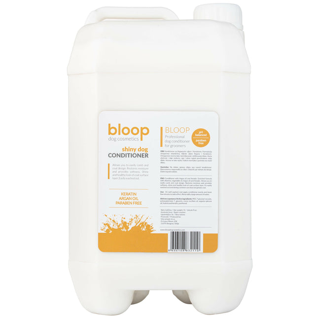 Bloop Shiny Dog Conditioner - shining and nourishing conditioner for dogs with argan oil and keratin.