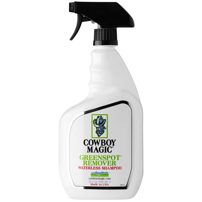 Cowboy Magic Greenspot Remover - dry bath shampoo for dogs, horses, cattle.