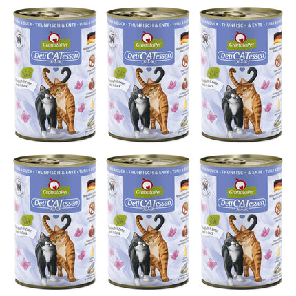 GranataPet DeliCatessen Tuna & Duck - grain-free wet food for cats, tuna and duck.