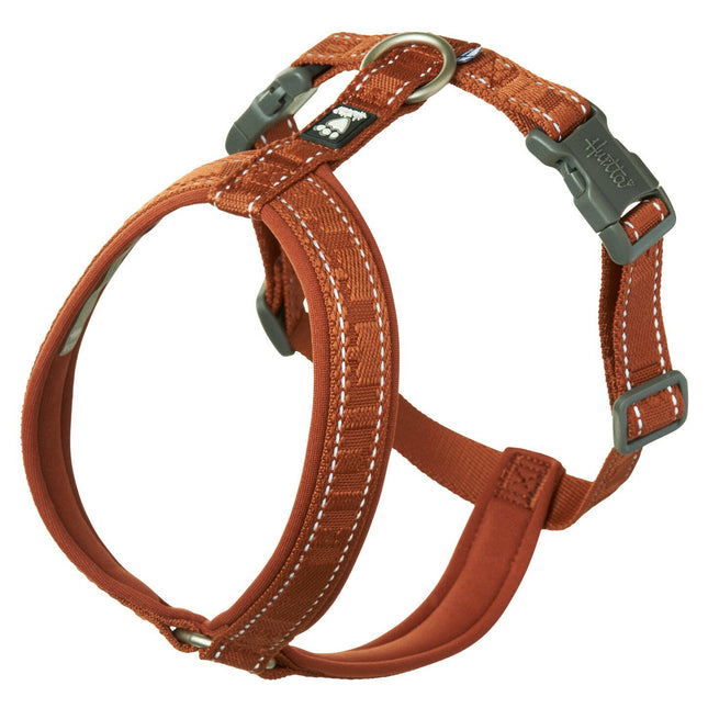 Hurtta Casual Eco Y - Harness Cinnamon - guard harness for dogs made from recycled materials - 30 - 35.