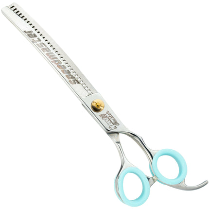 P&W Speed Master Curved Chunker - professional, sturdy curved thinning shears with 32 teeth, recommended for Asian Style..